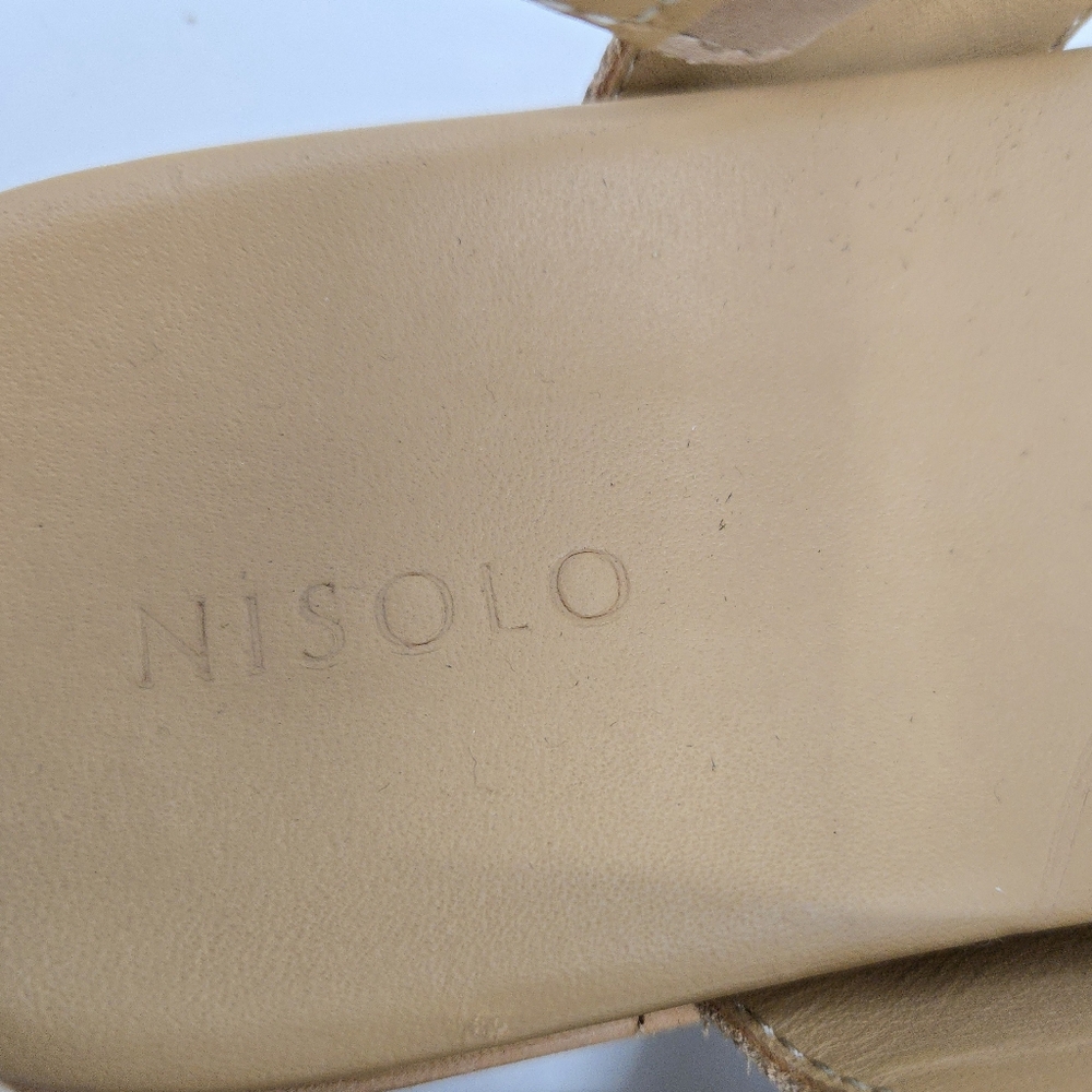 Nisolo Go To 2.0 Sandals Almond Leather Size 7.5 - Picture 7 of 11